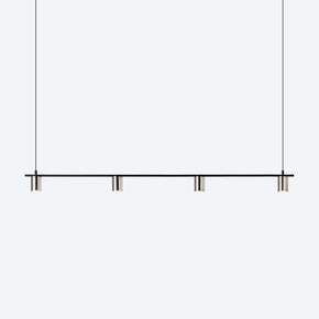 Capri 4 Linear Pendant Light Nickel