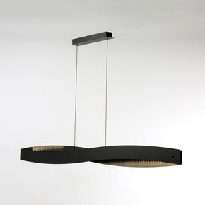GILDA LED LINEAR PENDANT BLACK ON