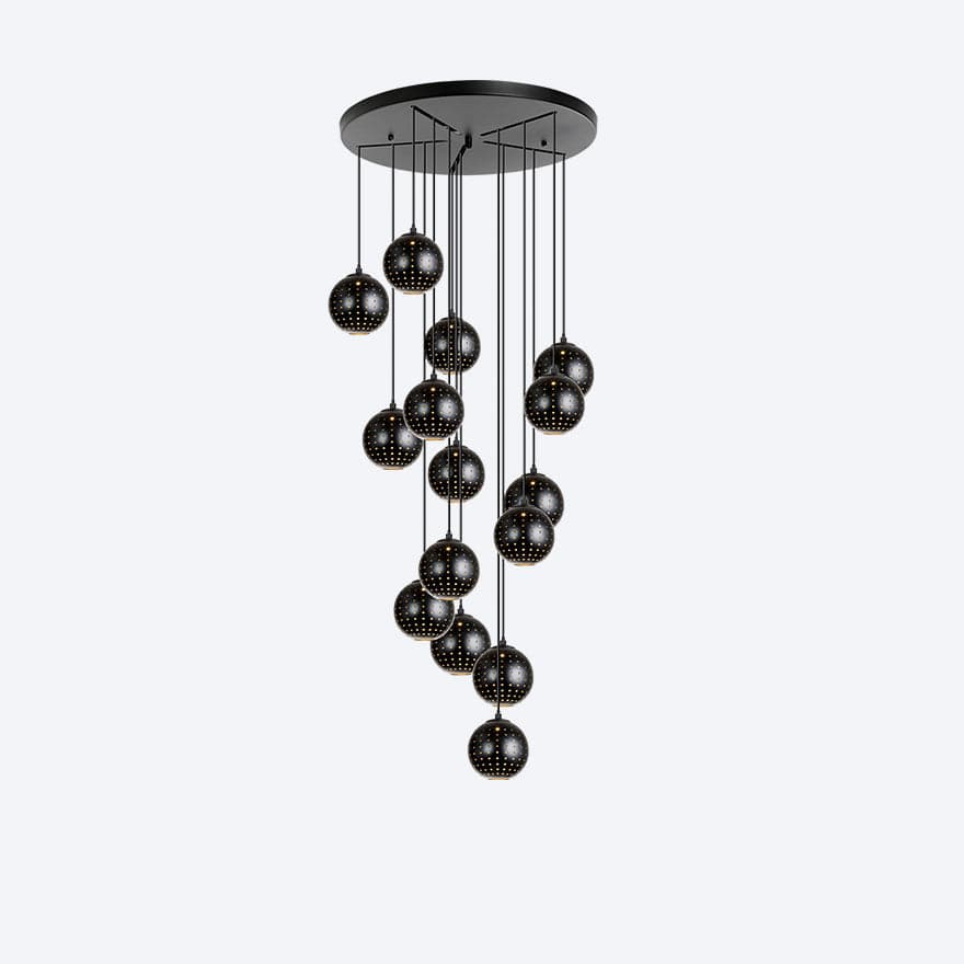 YOSH SHADE 15 DROP CHANDELIER