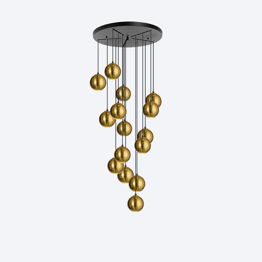 YOSH SHADE 15 DROP CHANDELIER