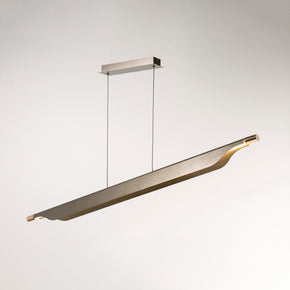 OBERON LED LINEAR PENDANT GREY ON