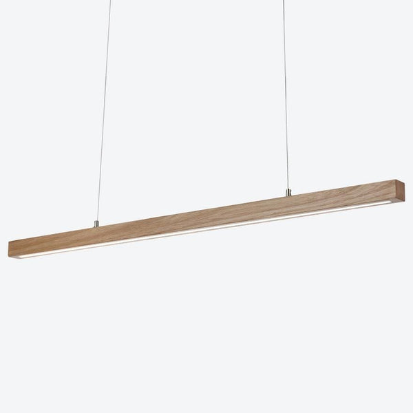 Linear wood store led floor lamp