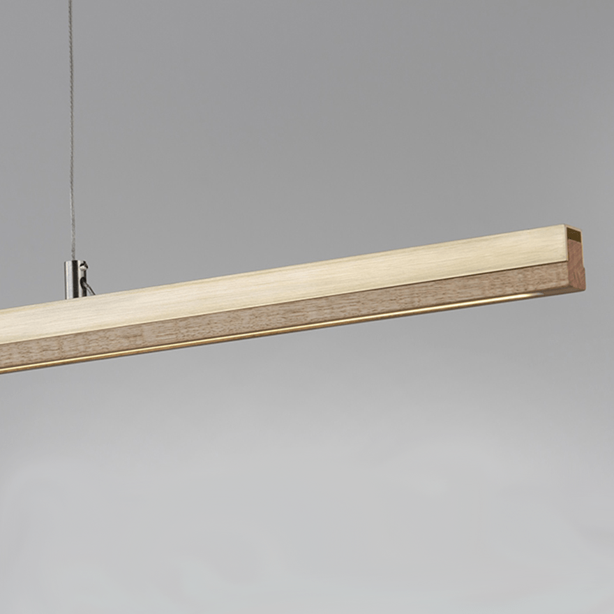 2BY3 BRASS LED LINEAR PENDANT