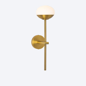 About Space Lighting Calais V2 Indoor Wall light Brass with Yosh Glass 