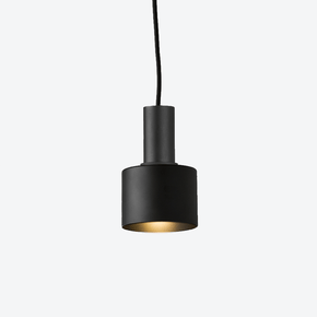 About Space Lighting Cambio Black Hanging Kit with Cambio Shade A - Black Pendant Light 