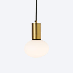 About Space Lighting Yosh Flat Opal Glass on Zero LED Brass