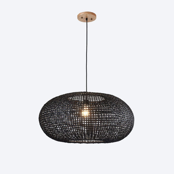 BASK PENDANT BLACK RATTAN ABOUT SPACE LIGHTING