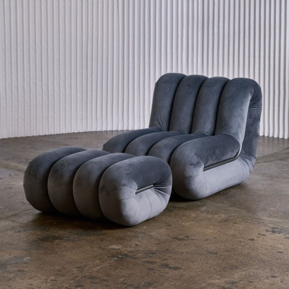 CARRARA RIBBED OTTOMAN