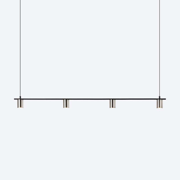  Capri 4 Linear Pendant Light Nickel