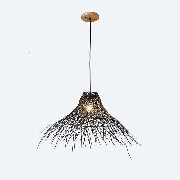 LUFFY PENDANT BLACK RATTAN ABOUT SPACE LIGHTING