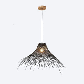 LUFFY RATTAN PENDANT 50 BLACK ABOUT SPACE LIGHTING