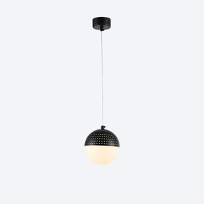 Amendo LED Mini Perforated Black Pendant Light 