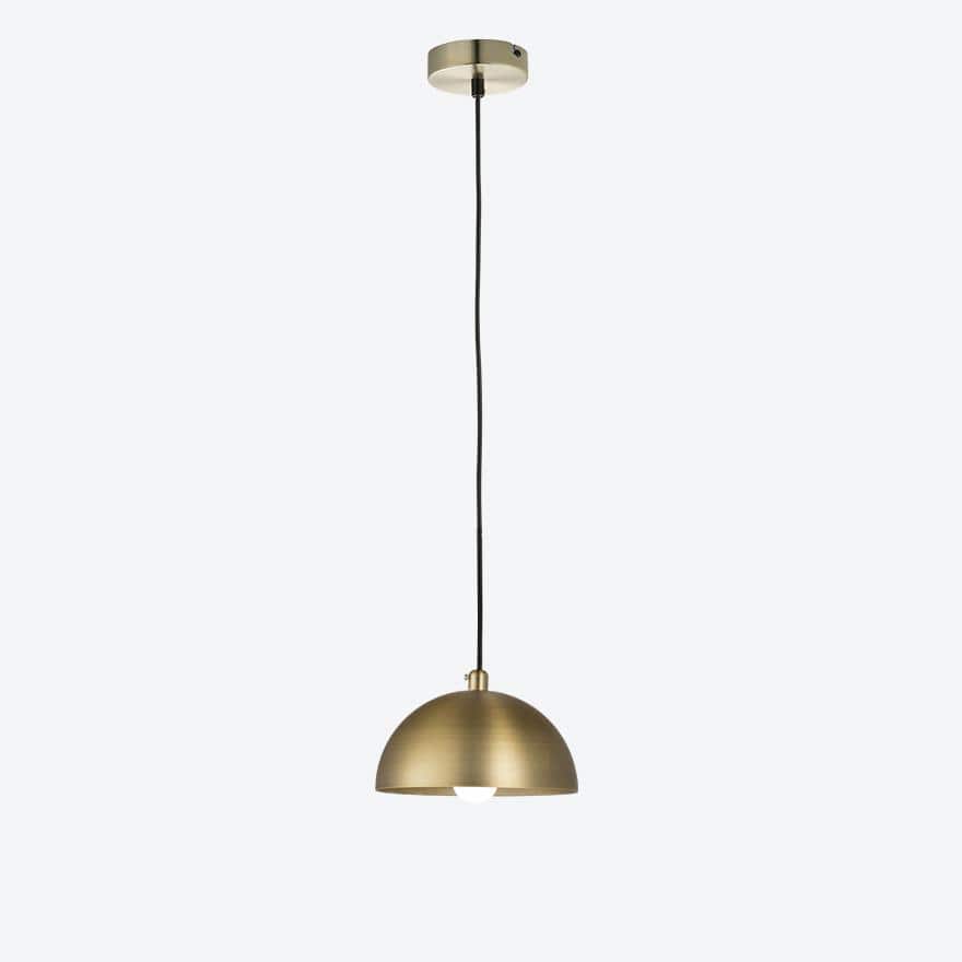 Half globe best sale pendant light