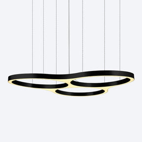 About Space Lighting LED Aluring Black Pendant Light 