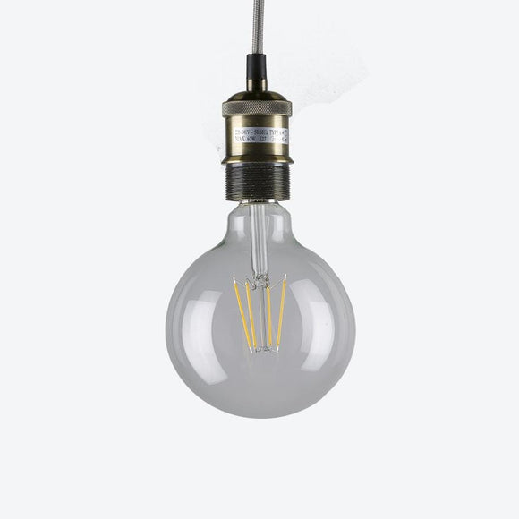 About Space Lighting G125 E27 6W 3K Light Bulb