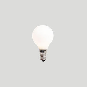 About Space Lighting G45 4W E14 3K PORCELAIN Light Bulb