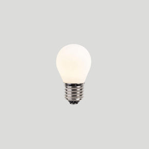 About Space Lighting G45 4W E27 3K PORCELAIN Light Bulb