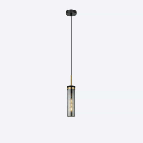 About Space Lighting Georgia Glass Ribbed Pendant Light 
