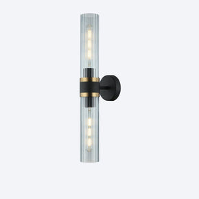 About Space Lighting Georgia Glass Ribbed Wall Light 