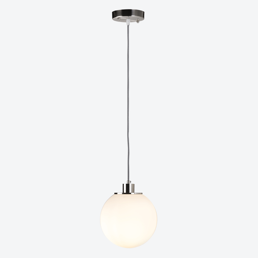 White frosted glass pendant lights deals
