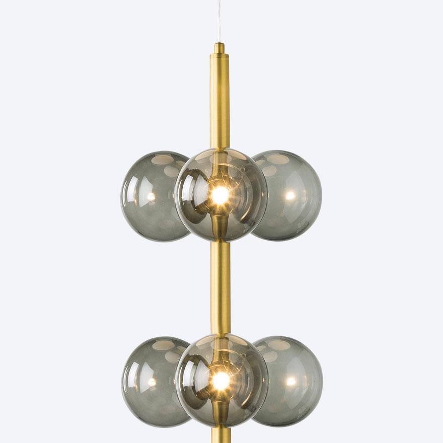 Double globe pendant deals light